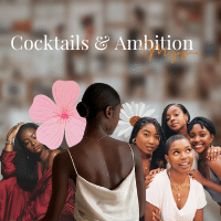 cocktails and ambition magazine image collage